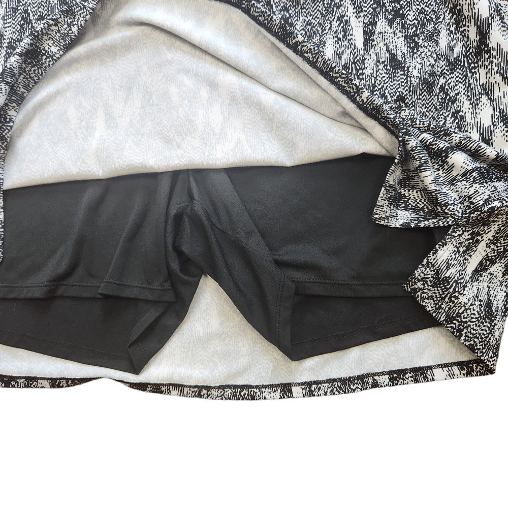 Tranquility Skort Womens XL Black & White Print Activewear - Picture 5 of 7